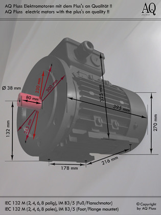 B5 Flanschmotor