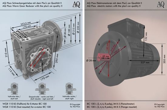 B14 kl Flanschmotor