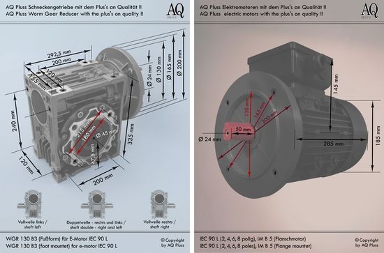 B5 Flanschmotor