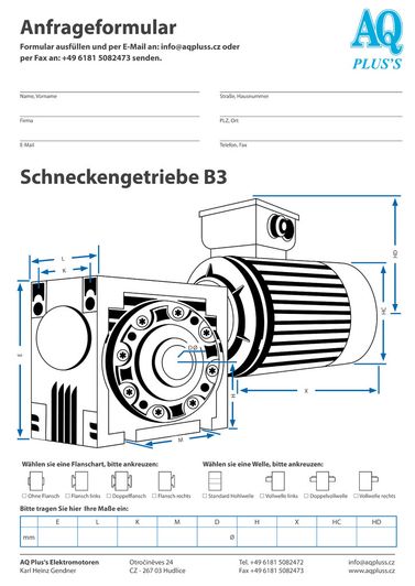 B14 gr Flanschmotor