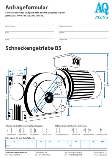 B14 kl Flanschmotor