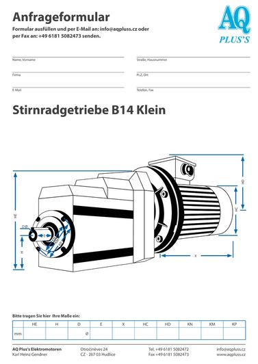 B5 Flanschmotor