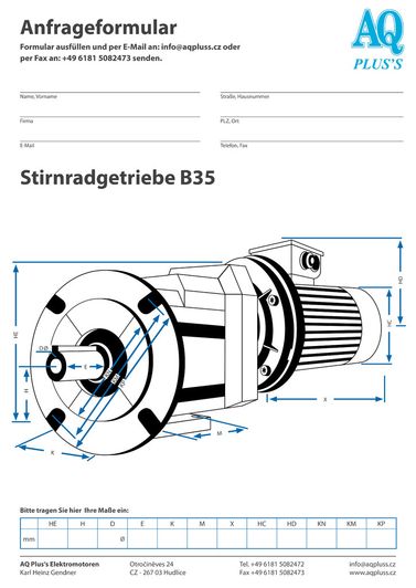 B14 gr Flanschmotor