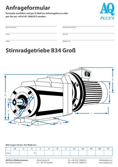 B14 kl Flanschmotor