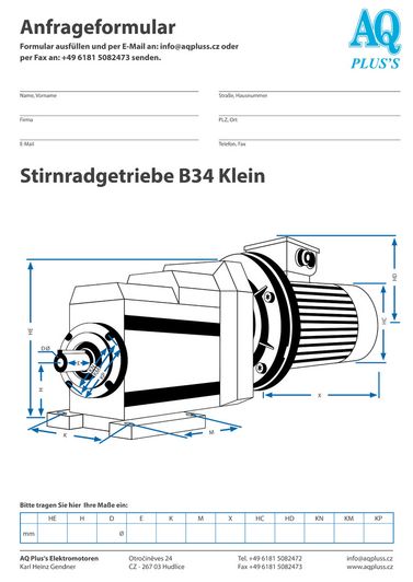 B3/5 Fuß/Flansch-Motor