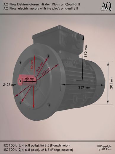 b5 Flanschmotor