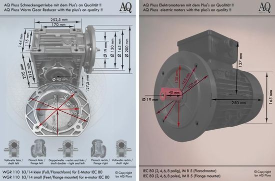 Elektromotor B3 Fußmotor, IEC 315M (4,6,8 polig) diese Baugröße beinhaltet  mehreren Leistungen und Drehzahlen.