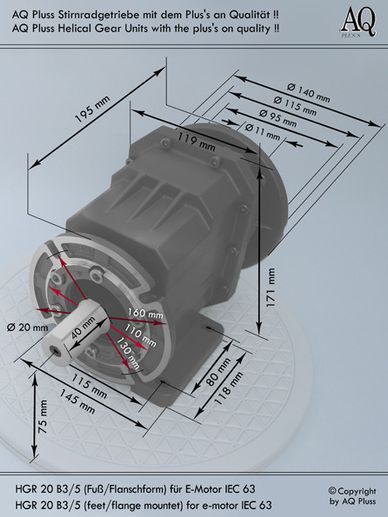 54/47 KW, 4/2 polig, 2 Drehzahlen, konstantes Gegenmoment, Dahlander, B3 Fußmotor, Tabellen im Downloadbereich. 