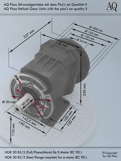 0,88/0,6 KW, 4/6 polig, 2 Drehzahlen, konstantes Gegenmoment, Dahlander, B3 Fußmotor, Tabellen im Downloadbereich. 