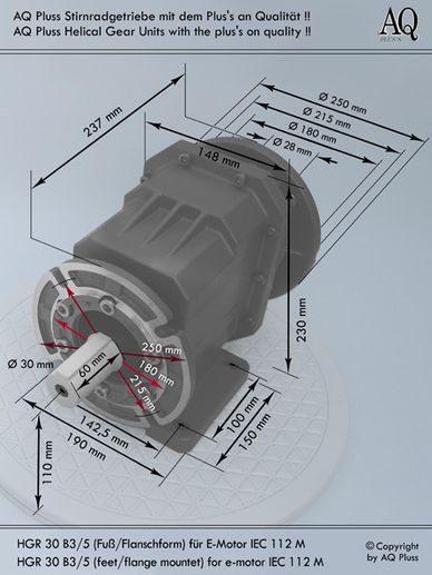 2,2/1,5 KW, 4/6 polig, 2 Drehzahlen, konstantes Gegenmoment, Dahlander, B3 Fußmotor, Tabellen im Downloadbereich. 